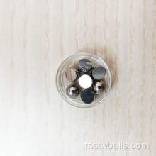 Demi-boules en acier solide de 8 mm